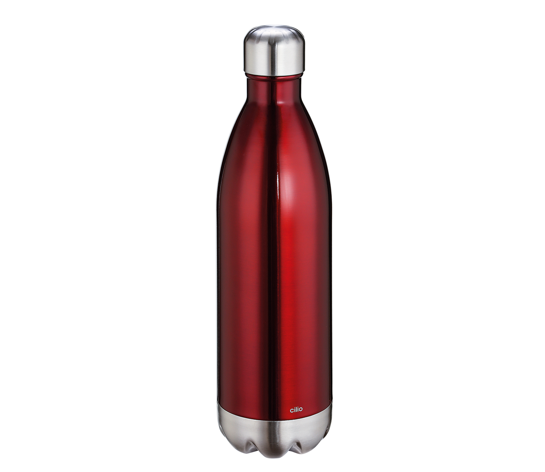 Isoliertrinkflasche ELEGANTE 1 L rot