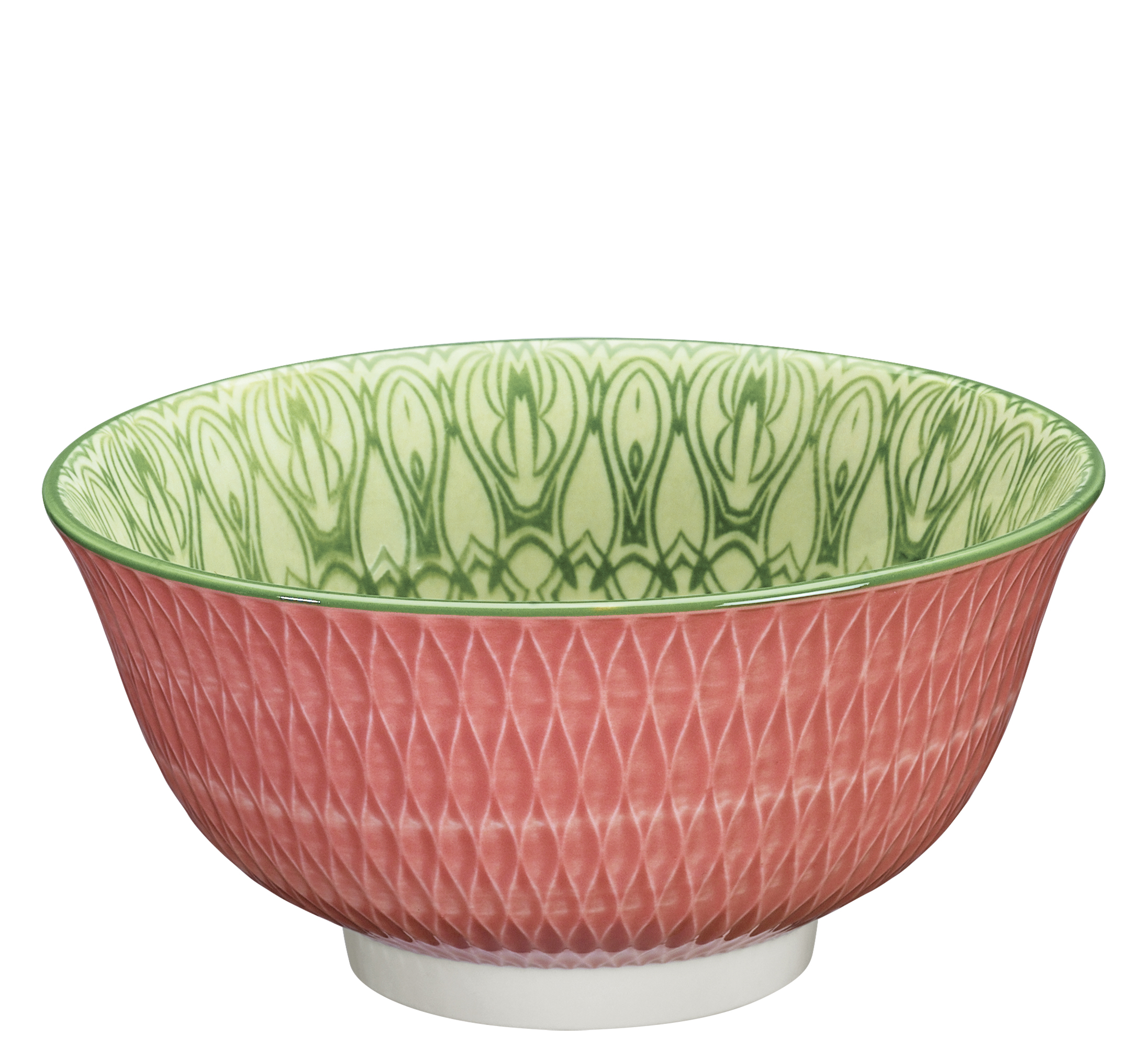 Bowl AMICI Rauten rosa 15,5 cm