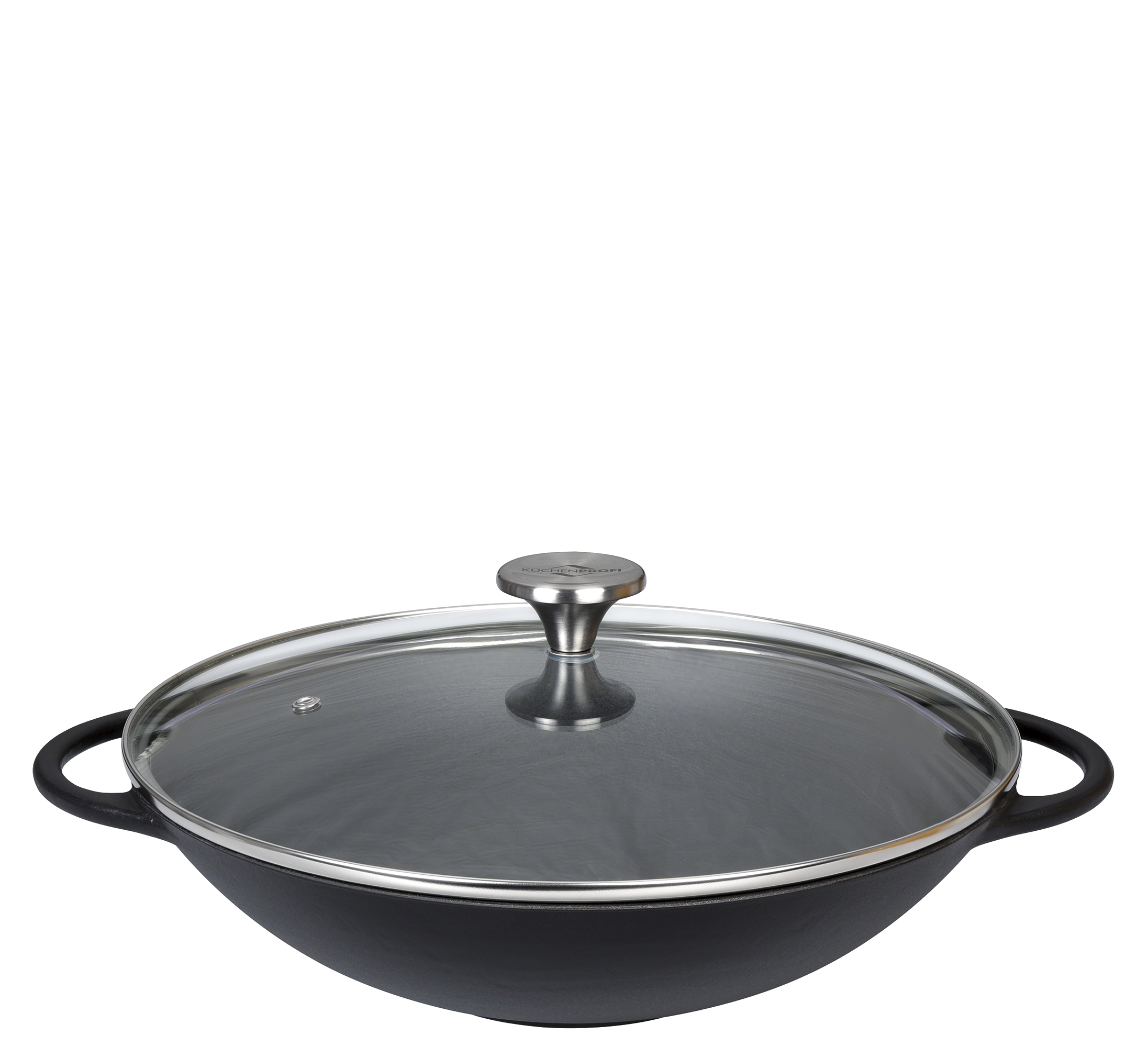 PROVENCE - Wok mit Glasdeckel, 30 cm schwarz