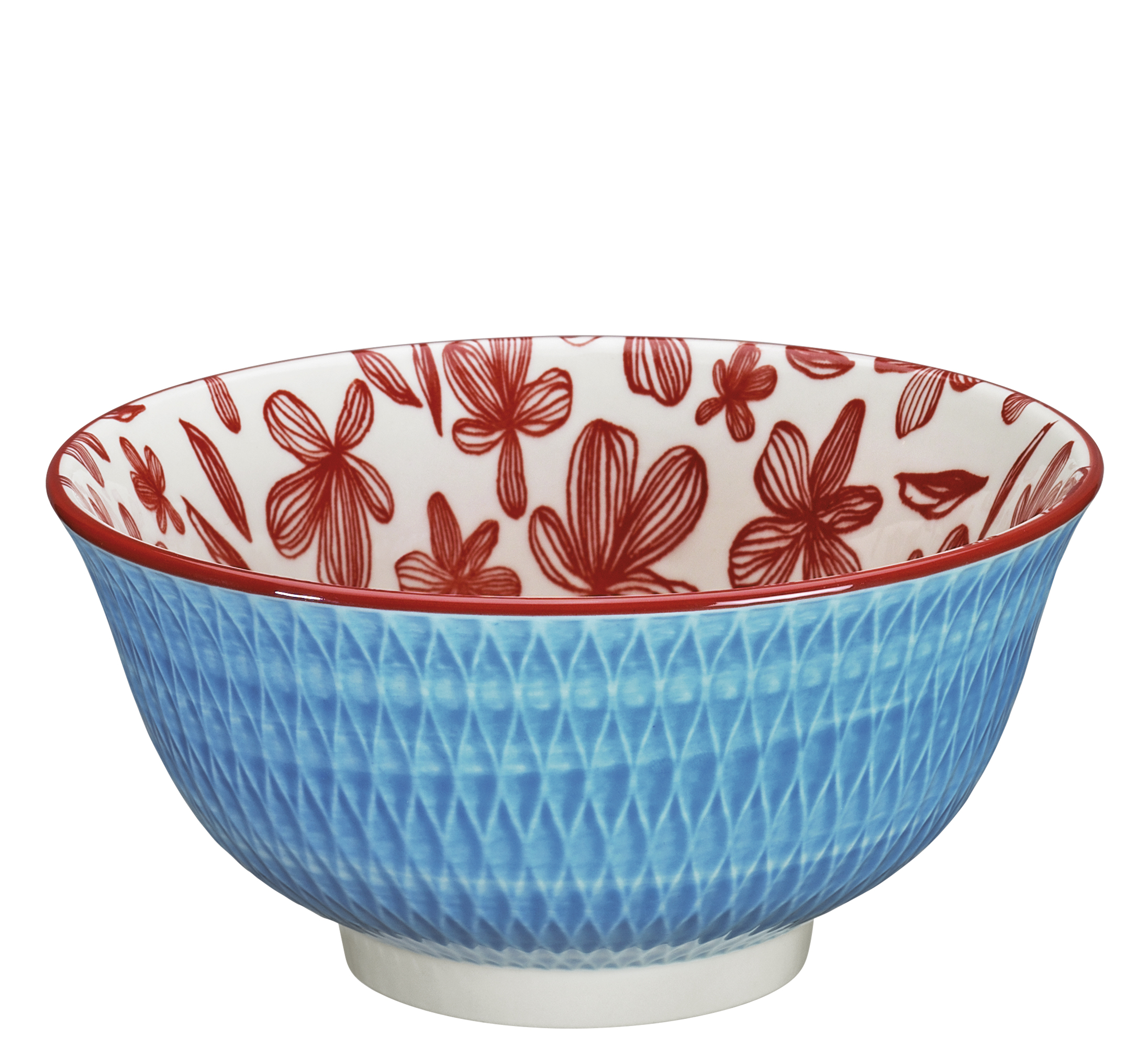 Bowl AMICI Rauten blau 15,5 cm