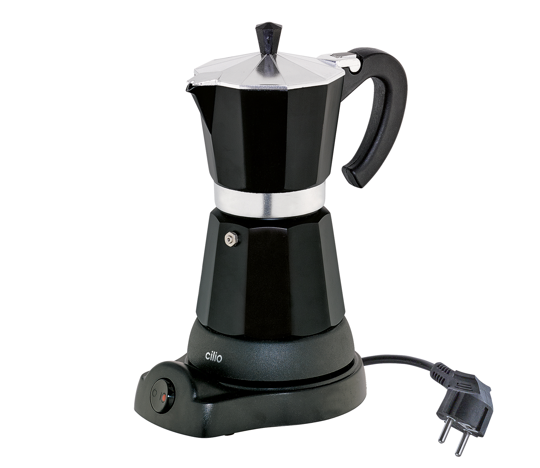 Espressokocher CLASSICO 6T schwarz, elektrisch