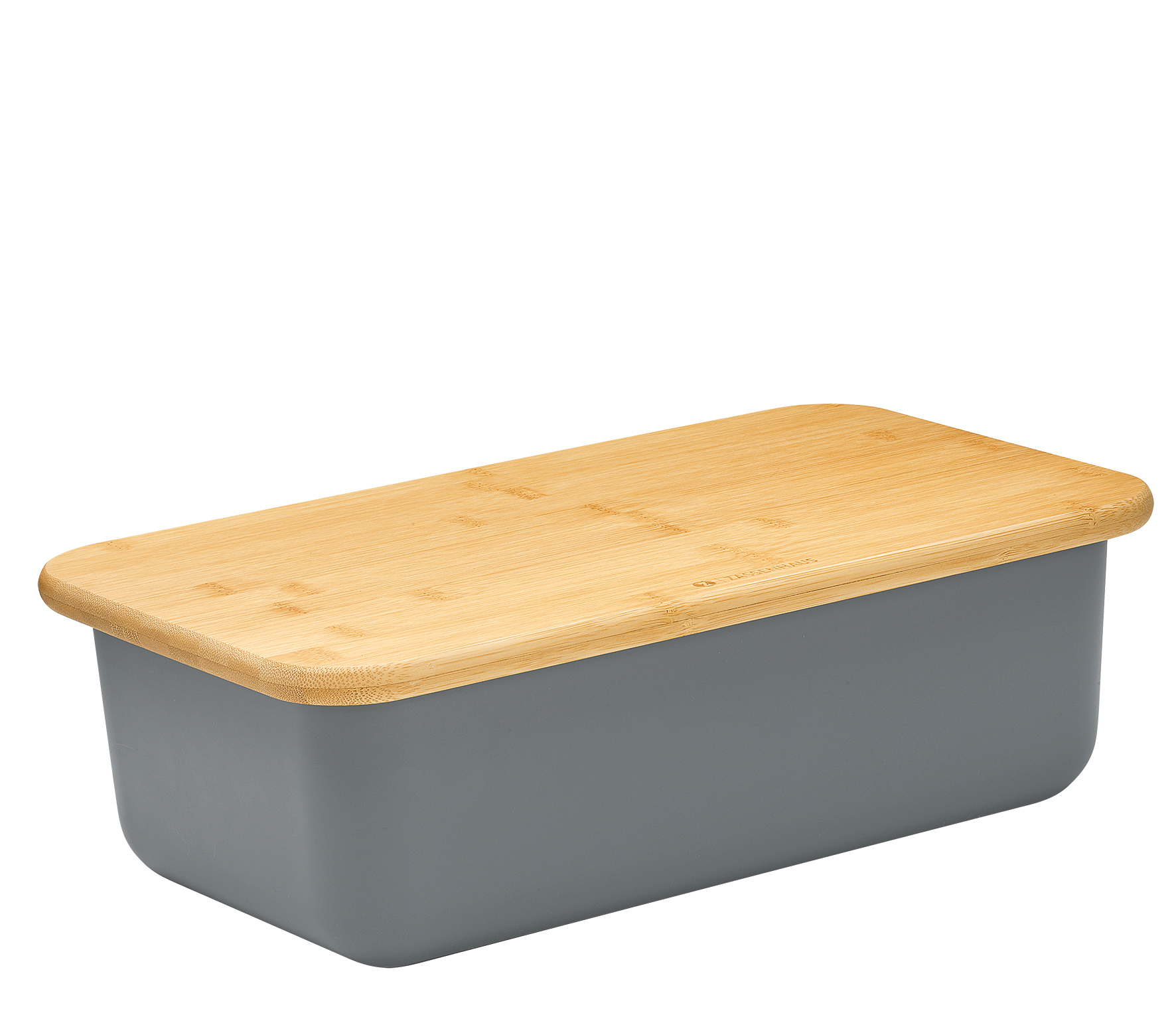 Brotkasten LOFT eckig cool grey 40 x 23 cm