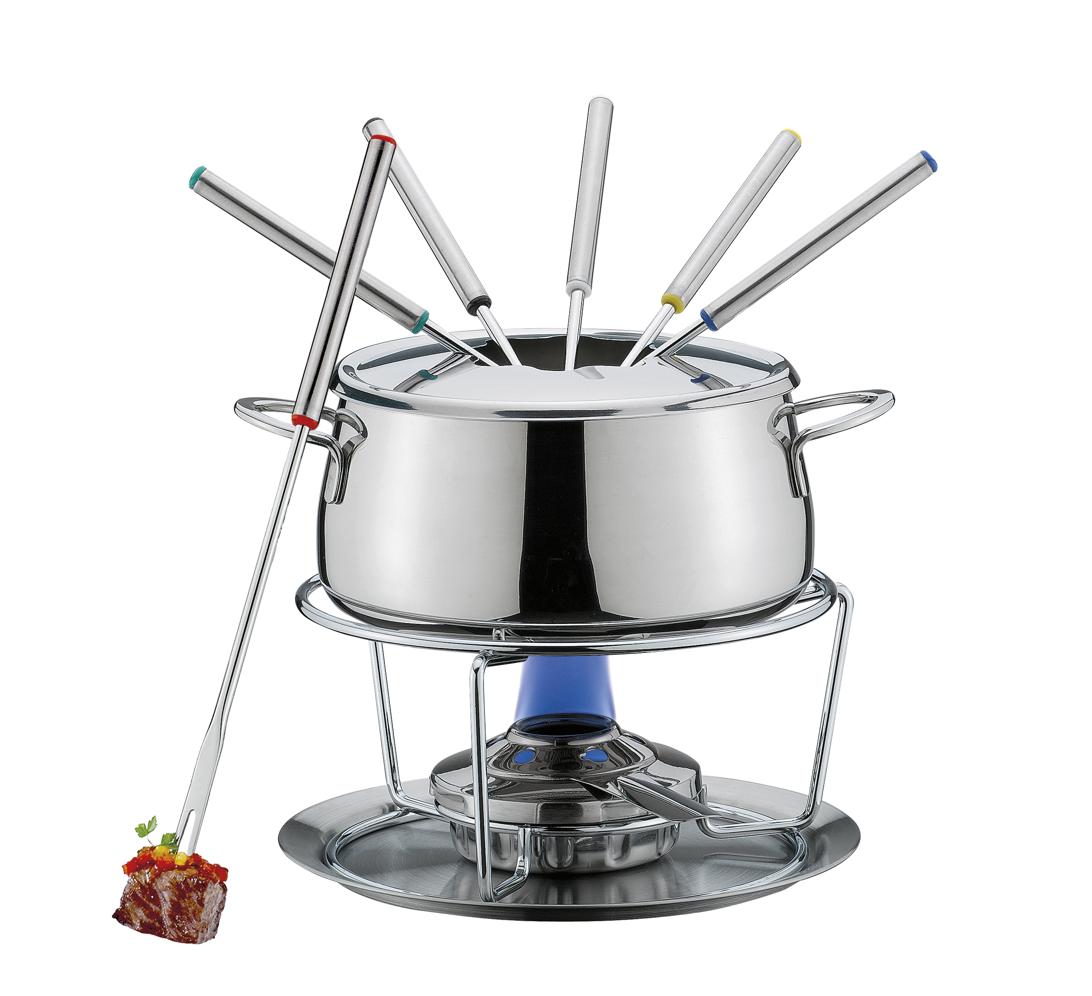 FONDUE - Fondue-Garnitur SWISS ECO 18 cm