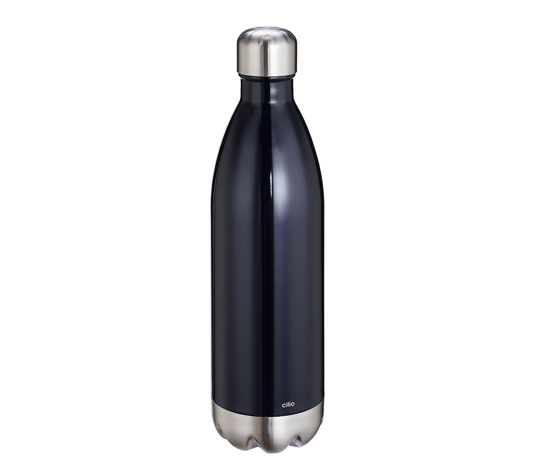 Isoliertrinkflasche ELEGANTE 1 L schwarz