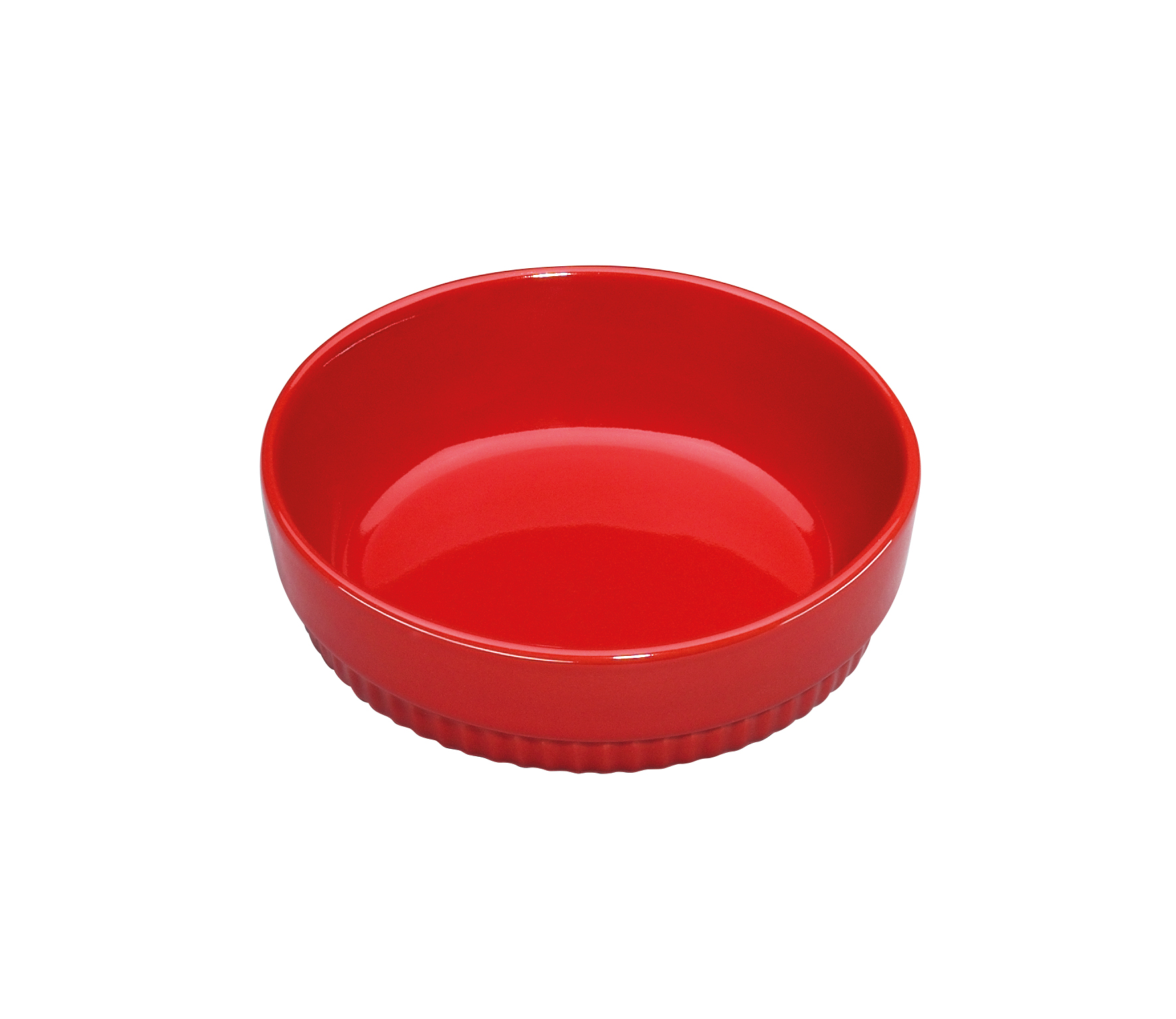 Crème Brûlée-Form CHALET Ø 12 cm rot